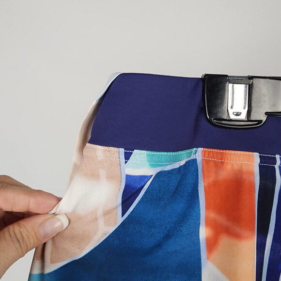 Lululemon Peek Pleat High-Rise Blue Tennis Skirt Size 14 - Picture 6 of 10